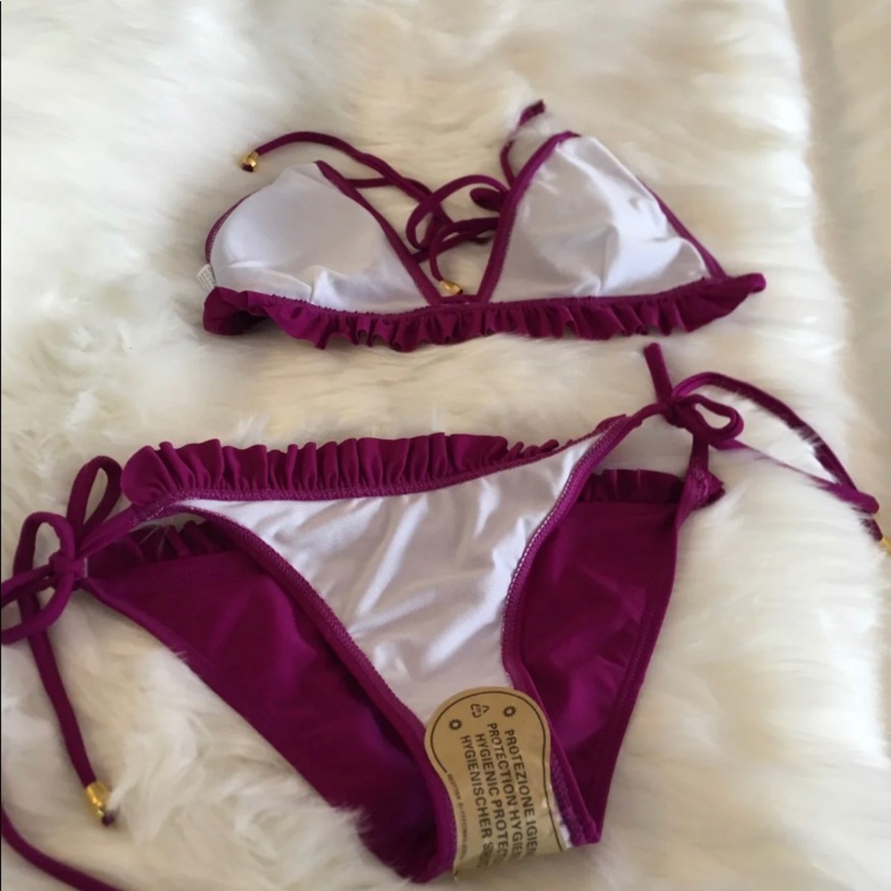 New Women’s Ruffle bikini Set Small - Picture 5 of 6